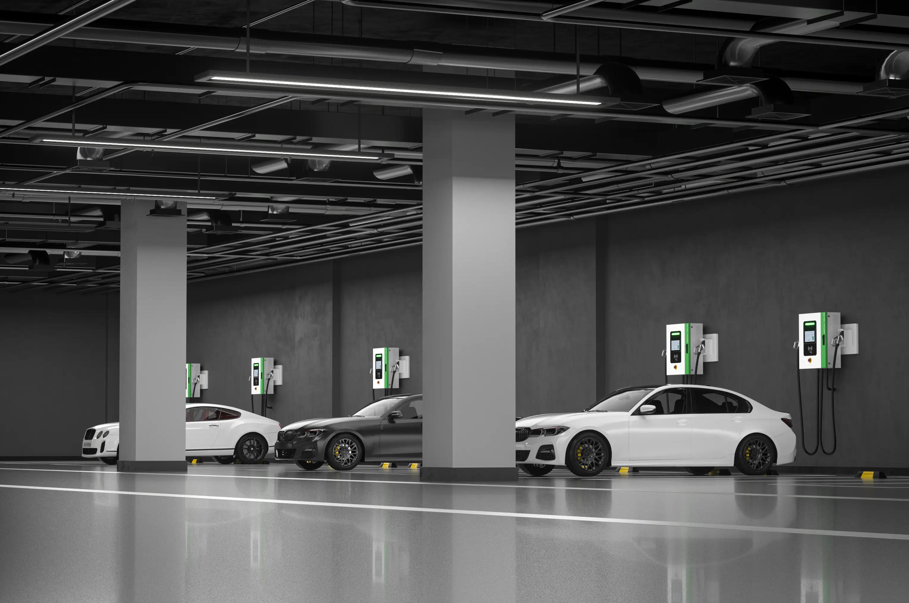 Efficient Wall-Mounted Charging for Tight Spaces
